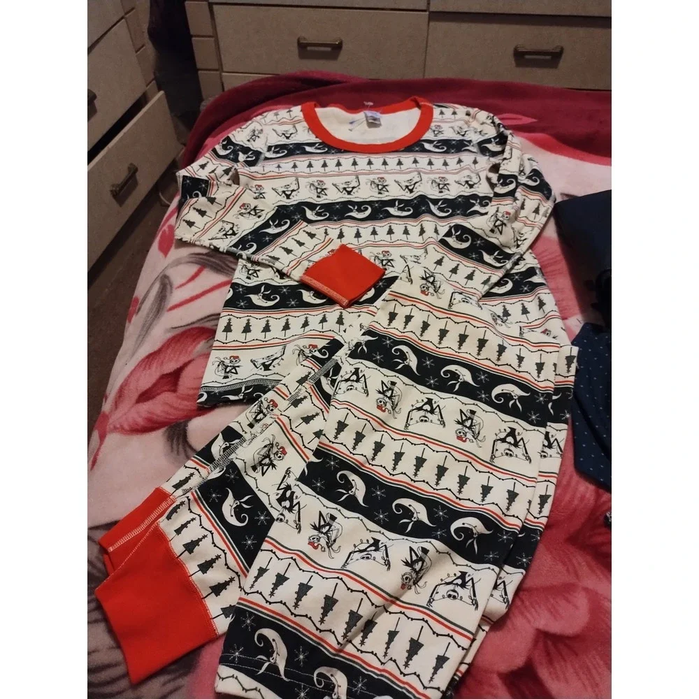 Disney Hanna Andersson Nightmare Before Christmas Organic Cotton Pajamas Med 134
